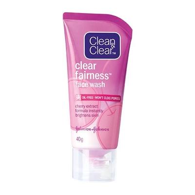Clean & Clear Fairness Face Wash 40 gm - Face Wash & Cleansers
