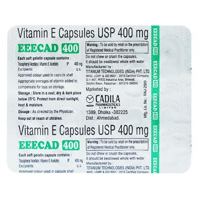 EEECAD 400 Capsule 10's - Supplements-Vam