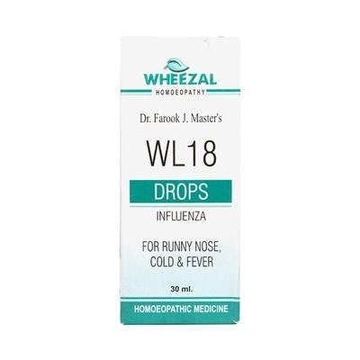 Wheezal Wl-18 Influenza Drops 30ML - Homeopathic Drops