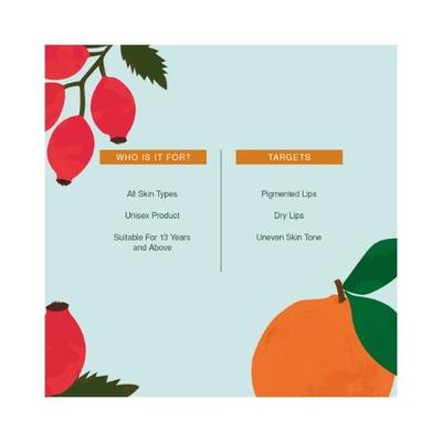 Juicy Chemistry Blood Orange & Rosehip Lip Scrub for Pigmented 10.0 gm - Lip Scrubs