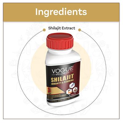 Vogue Wellness Shilajit Tablet 60's - Sexual Healthcare