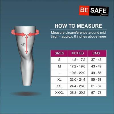 Be Safe Forever Knee Cap Band (L) - Knee/Ankle/Leg/Foot Supports