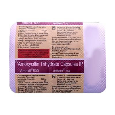 AMOXIL 500 Capsule 10's - Bacterial Infections-Pen
