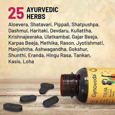 Gynoveda Tulha Ayurvedic Tablet 120's - Speciality Medicines