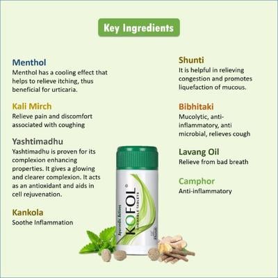 Kofol Sugar Free Chewable Tablet 60's - Sore Throat Lozenges