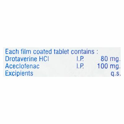 ACECLOTRUE SPAS Tablet 10's - Muscle Spasm-Ant