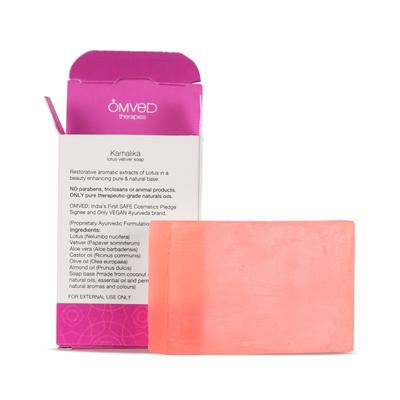 Omved Kamalika Lotus Vetiver Soap - All Skin Type 100 gm - Soaps