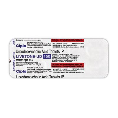 LIVETONE UD 150 Tablet 10's - Cholelithiasis/Gall Stones
