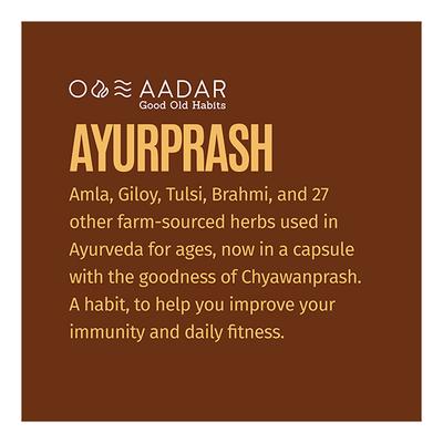 Aadar Ayurprash 500 mg Capsule 60's-Natural Immunity Boosters for Adults - Health Products