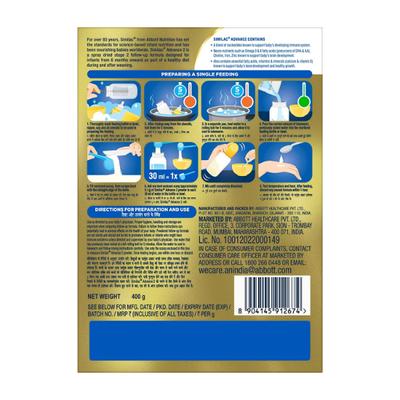 Similac Advance Follow-Up Infant Formula Stage 2 400 gm - Baby And Infant Supplements