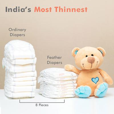 R for Rabbit Feather Baby Diaper Pant (M) 48's - Diapers & Wipes