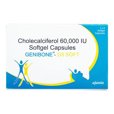 GENIBONE D3 Soft Capsule 4's - Supplements-Vit