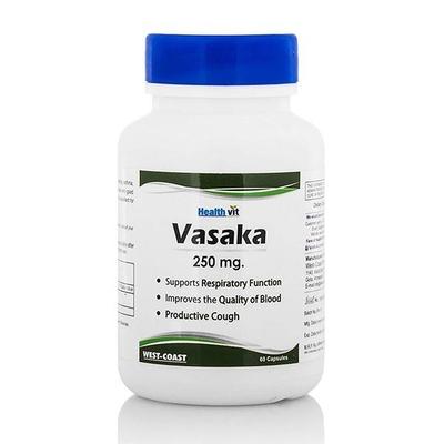 HealthVit Vasaka 250 mg Capsule 60's - Herbal Dietary Supplement