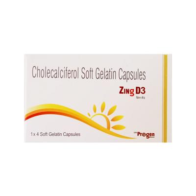 ZING D3 60000IU CAPSULE 4'S - Supplements-Vam