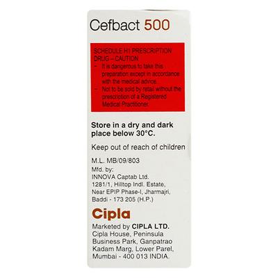 Cefbact 500mg Injection 1's - Bacterial Infections-Cep