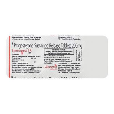 Eternogest SR 200mg Tablet 10'S - Hormonal Therapy-Oes