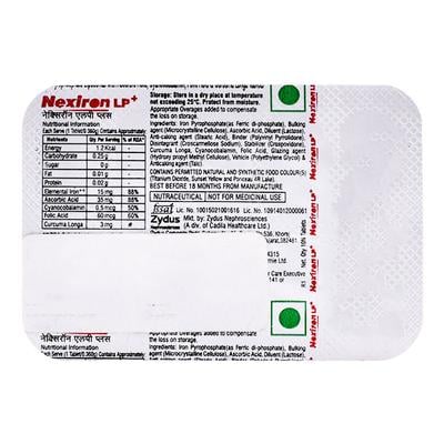 NEXIRON LP + Tablet 10's - Supplements-Vam