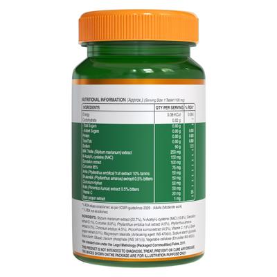 Pure Nutrition Milk Thistle Liver Detox 1100 mg Veg Tablet 60's - Vital Health