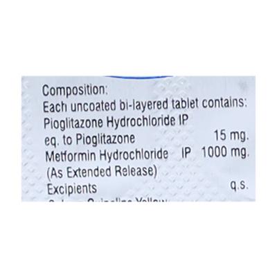 PIOZAR MF FORTE Tablet 10's - Diabetes-Ant