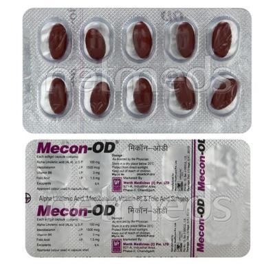 Mecon OD Softgel 10'S - Supplements-Vbc