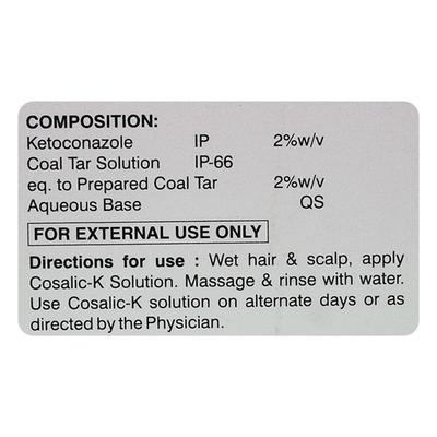COSALIC K Solution 100ml - Dandruff-TAA