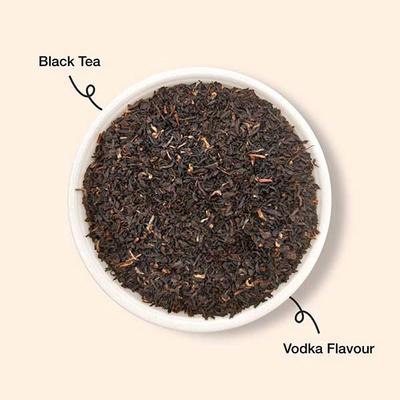 The Infused Kettle Black Tea Leaves - Vodka Flavoured 50 gm - Teas