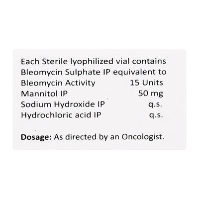 Bleocel 15Iu Injection 1's - Cancer Oncology-Cyt