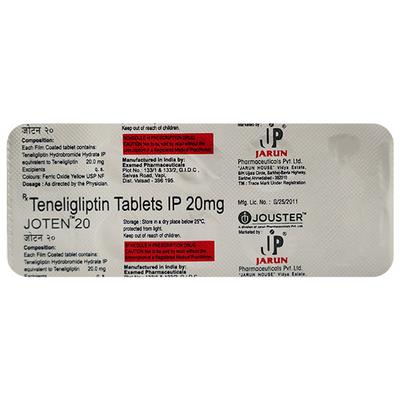 Joten 20Mg Tablet 10's - Diabetes-Ant