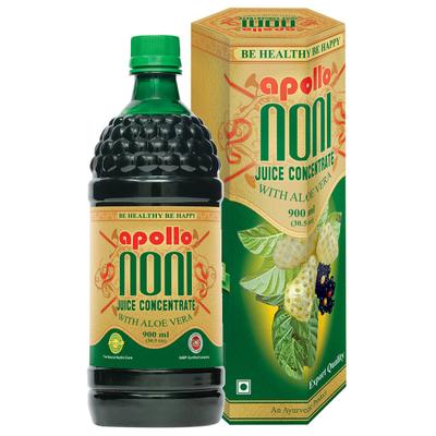 Apollo Noni Juice Concentrate - Aloevera 900 ml - Ayurvedic Juices