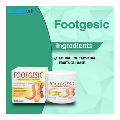West Coast Footgesic Gel 100 gm - Itching/Rashes