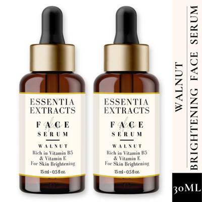 Essentia Extracts Brightening Face Serum - Walnut (Pack of 2 x 15 ml) 1's - Face Serum