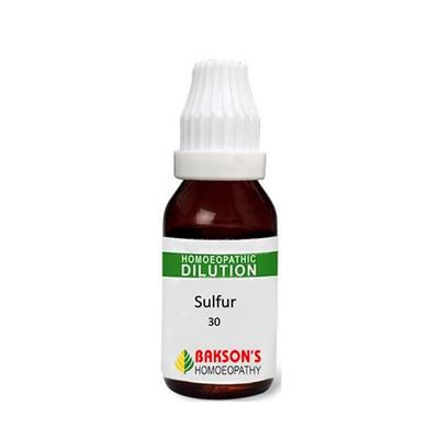 Bakson's Sulfur 30 CH Liquid 30 ml - Dilutions