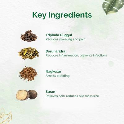 Dr. Vaidya's Piles Care Capsule (Pack of 2 x 30's) - Speciality Medicines