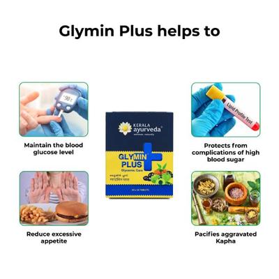 Kerala Ayurveda Glymin Plus Tablet 100's - Diabetes Care (Ayush)