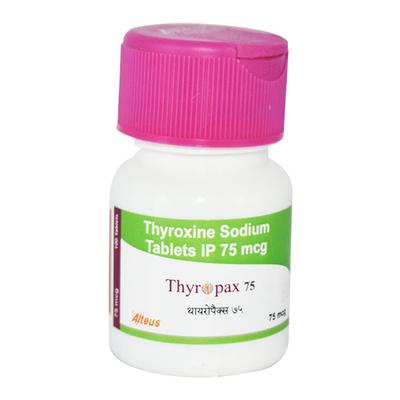 THYROPAX 75mcg Tablet 100's - Hypothyroidism