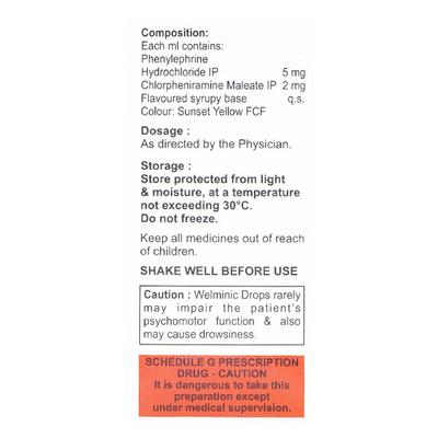 WELMINIC Drops 15ml - Cough And Cold-Cou