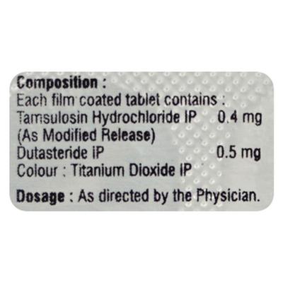 TAMDOSIN D Tablet 10's - Bladder And Prostate Disorders-Dru