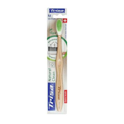 Trisa Natural Clean Medium Toothbrush 1's - Baby Oral Care