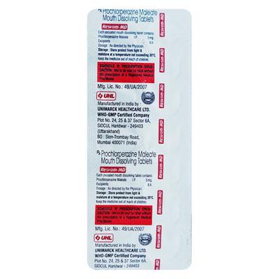 RESVOM MD Tablet 10's - Psychosis-Ans