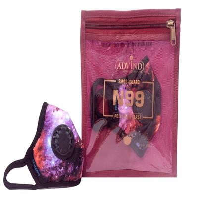 Advind Smog Guard N99 Kids Mask with Valve - Galaxy Design 1's - Face Mask