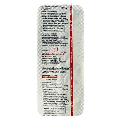 MECOLAB PSR Tablet 10's - Neuropathic Pain-Dru