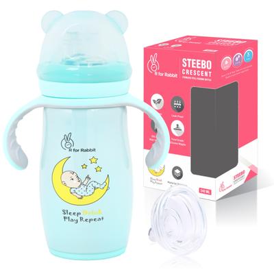 R For Rabbit Steebo Crecent Spout Cup 240 ml - Blue - Feeding & Nursing