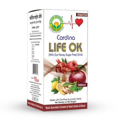 Basic Ayurveda Cardina Life Ok (Honey-Sugar Free) Drink 500 ml - Ayurvedic Juices