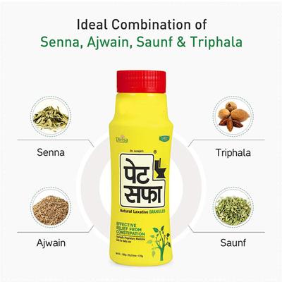 Dr.Juneja's Petsaffa Natural Laxative Granules 100 gm - Digestive Care