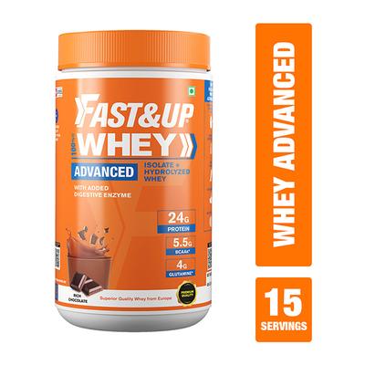 Fast&Up Whey Advanced Powder - Rich Chocolate Flavour 1.01 lb - Whey Proteins