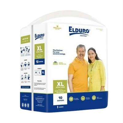 Elduro Adult Diaper (XL) 10's - Adult Diapers & Pads