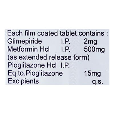 GLI2MET P Tablet 10's - Diabetes-Ant