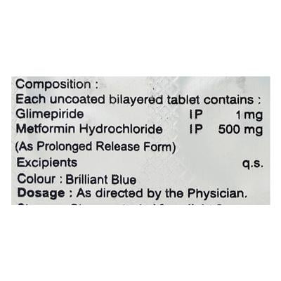 GLIBEST M 1 Tablet 10's - Diabetes-Ant