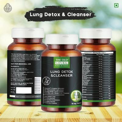 The Old Natural Lung Detox & Cleanser Veg Tablet 60's - Speciality Medicines