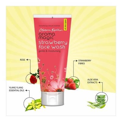 Aroma Magic Face Wash - Strawberry 100 ml - Face Wash & Cleansers